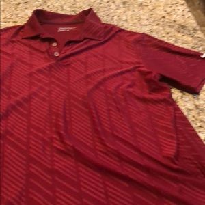 Red Nike Golf Polo
